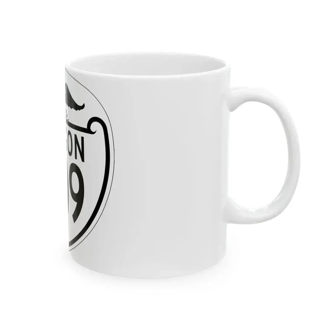 OR 209 1948 (Oregon) (Road Sign) White Coffee Mug - Go Mug Yourself