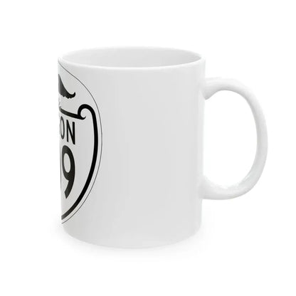 OR 209 1948 (Oregon) (Road Sign) White Coffee Mug - Go Mug Yourself