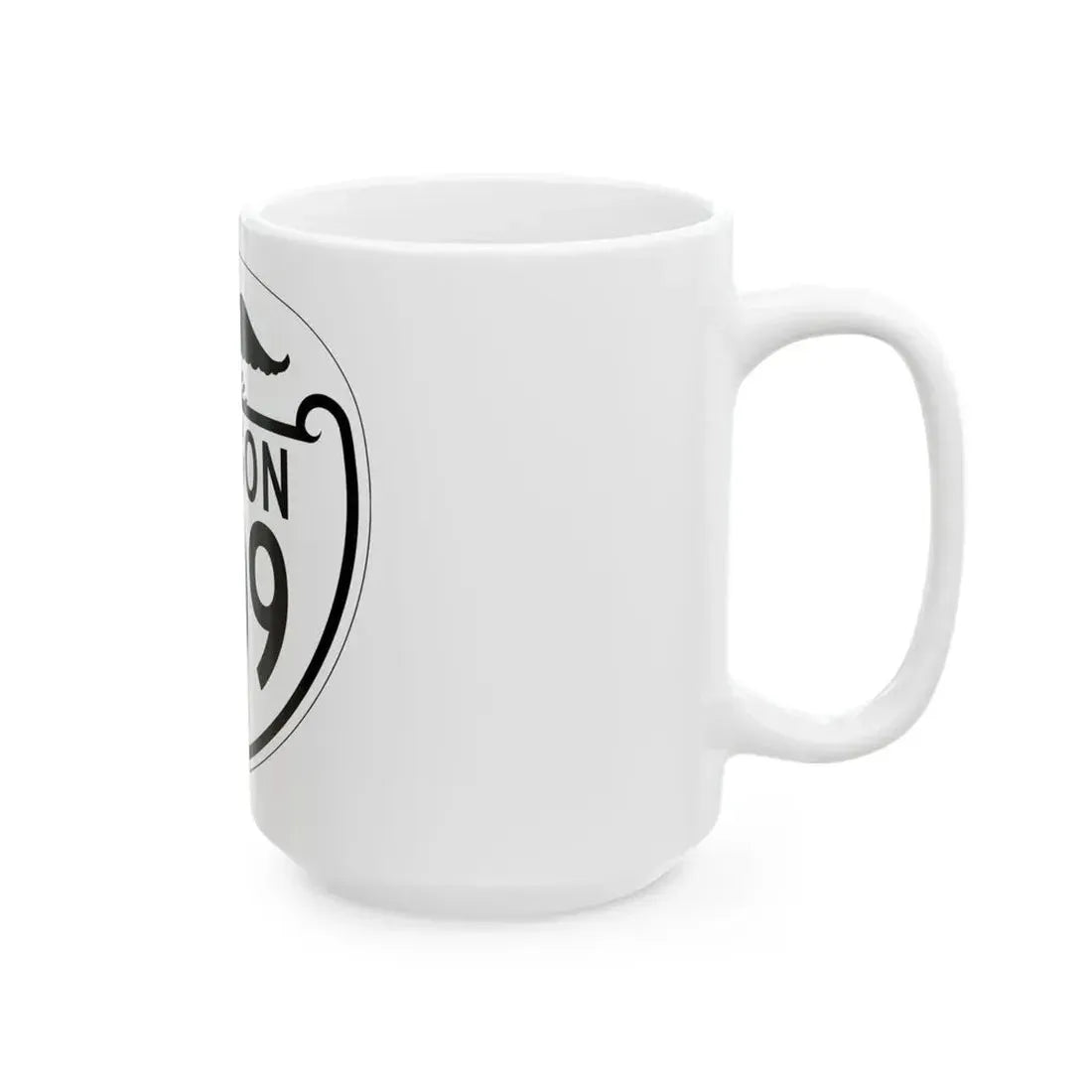 OR 209 1948 (Oregon) (Road Sign) White Coffee Mug - Go Mug Yourself