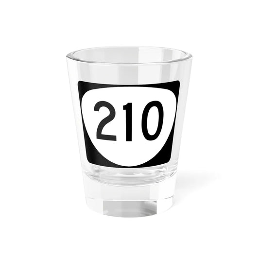 OR 210 (Oregon) (Road Sign) Shot Glass 1.5oz 1.5oz - Go Mug Yourself