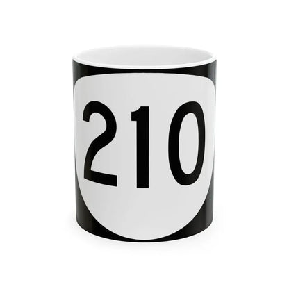 OR 210 (Oregon) (Road Sign) White Coffee Mug 11oz - Go Mug Yourself