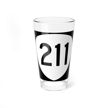 OR 211 (Oregon) (Road Sign) Pint Glass 16oz 16oz - Go Mug Yourself