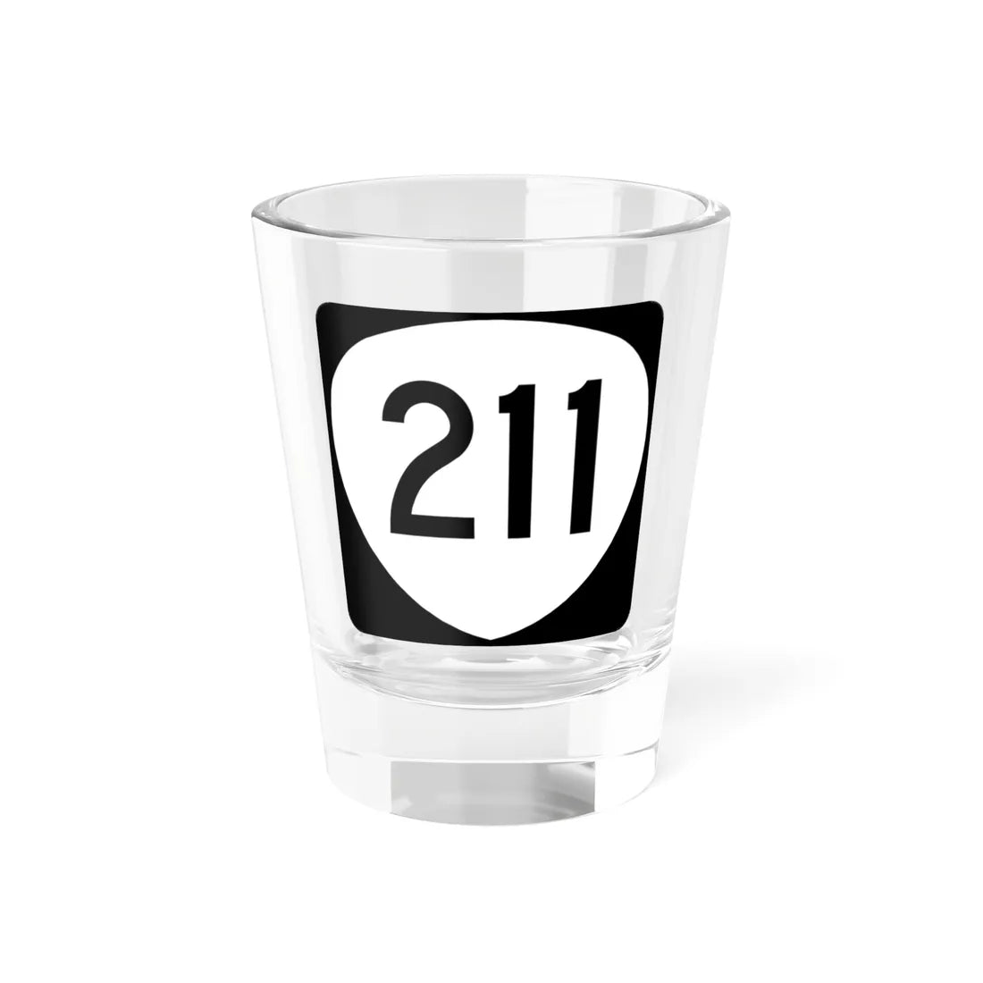 OR 211 (Oregon) (Road Sign) Shot Glass 1.5oz 1.5oz - Go Mug Yourself