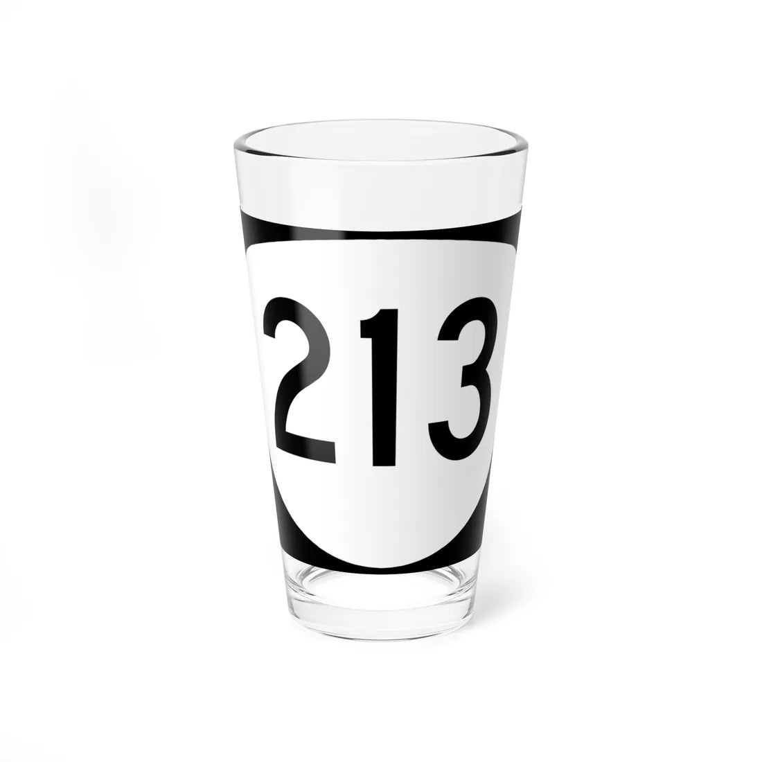 OR 213 (Oregon) (Road Sign) Pint Glass 16oz - Go Mug Yourself