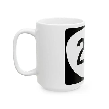 OR 214 (Oregon) (Road Sign) White Coffee Mug - Go Mug Yourself