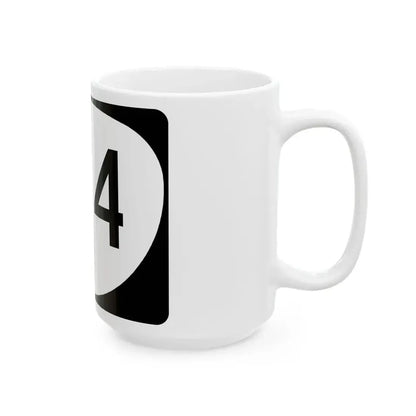 OR 214 (Oregon) (Road Sign) White Coffee Mug - Go Mug Yourself