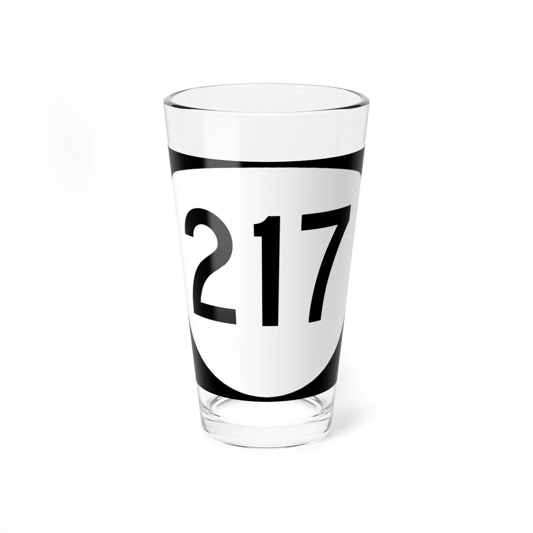 OR 217 (Oregon) (Road Sign) Pint Glass 16oz 16oz - Go Mug Yourself