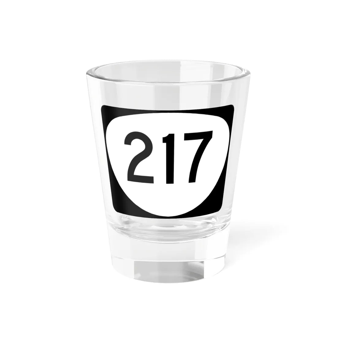 OR 217 (Oregon) (Road Sign) Shot Glass 1.5oz 1.5oz - Go Mug Yourself