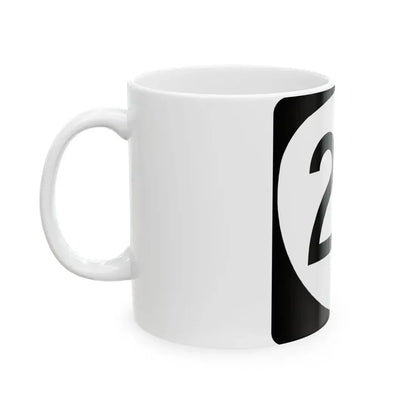 OR 22 (Oregon) (Road Sign) White Coffee Mug - Go Mug Yourself