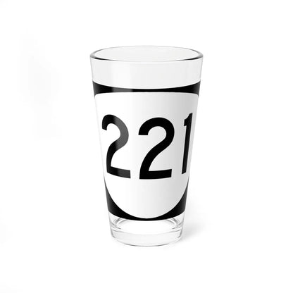 OR 221 (Oregon) (Road Sign) Pint Glass 16oz 16oz - Go Mug Yourself