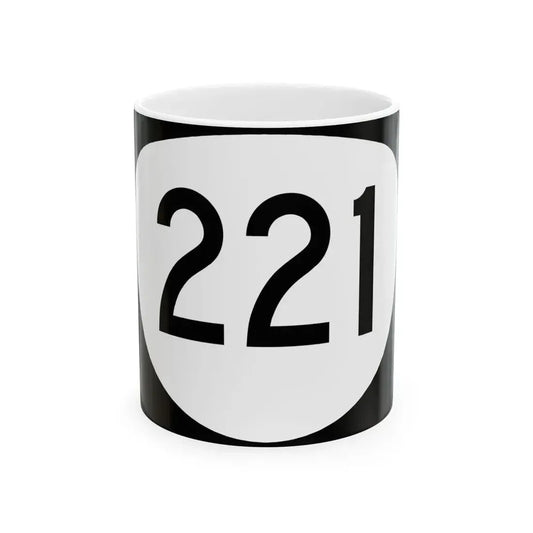 OR 221 (Oregon) (Road Sign) White Coffee Mug 11oz - Go Mug Yourself