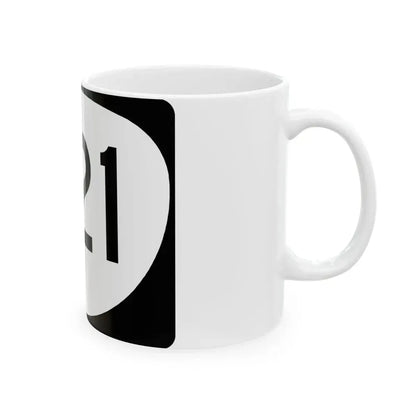 OR 221 (Oregon) (Road Sign) White Coffee Mug - Go Mug Yourself