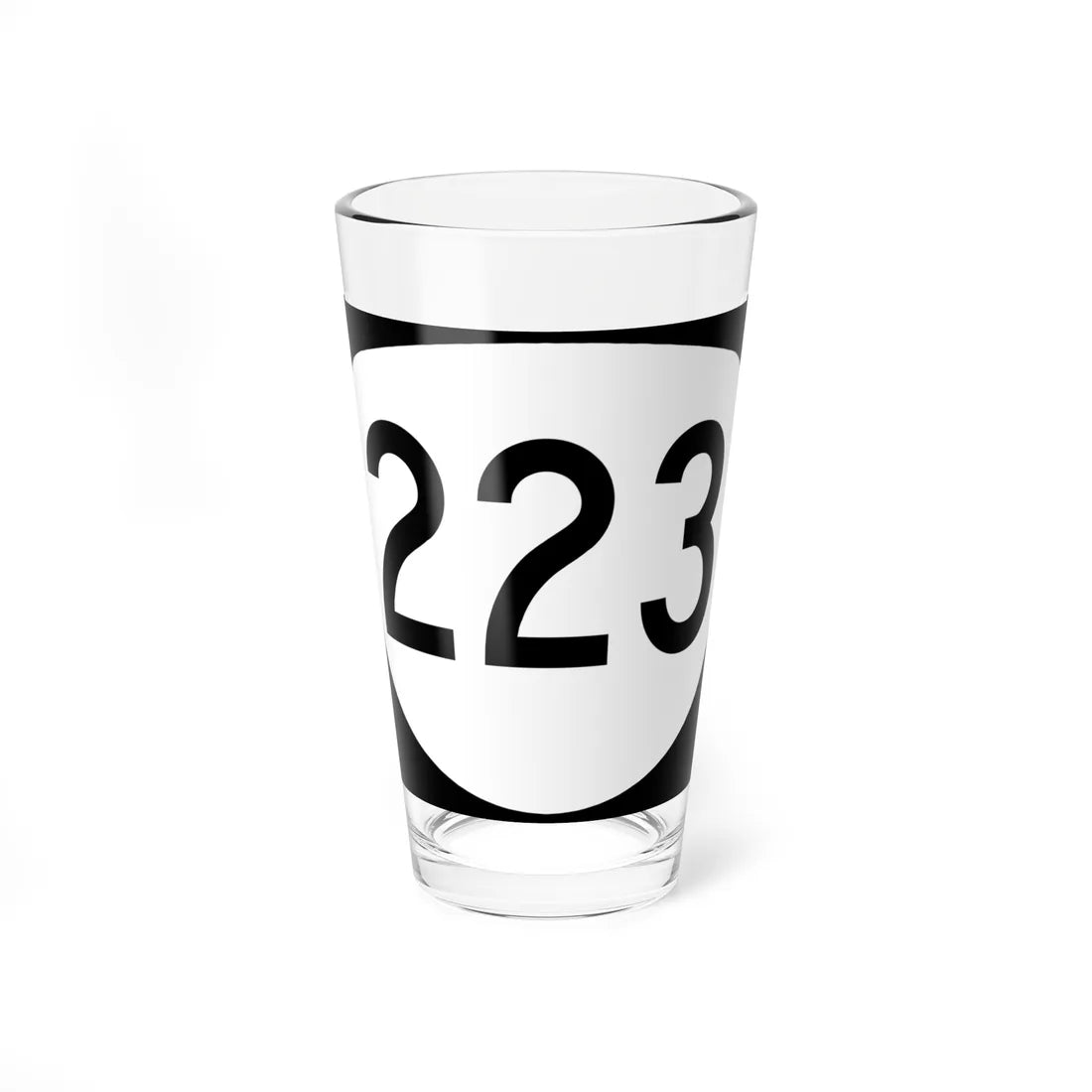 OR 223 (Oregon) (Road Sign) Pint Glass 16oz - Go Mug Yourself