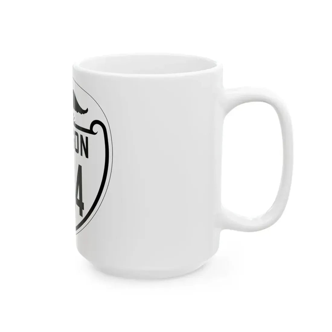 OR 224 1932 (Oregon) (Road Sign) White Coffee Mug - Go Mug Yourself
