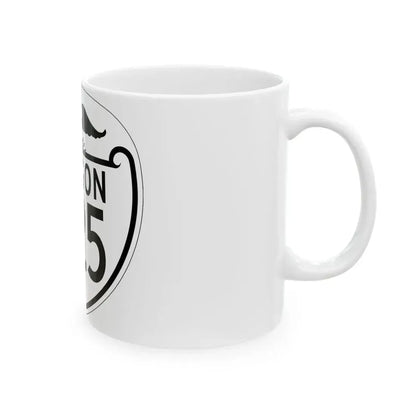 OR 225 1948 (Oregon) (Road Sign) White Coffee Mug - Go Mug Yourself