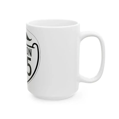 OR 225 1948 (Oregon) (Road Sign) White Coffee Mug - Go Mug Yourself