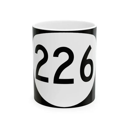 OR 226 (Oregon) (Road Sign) White Coffee Mug 11oz - Go Mug Yourself