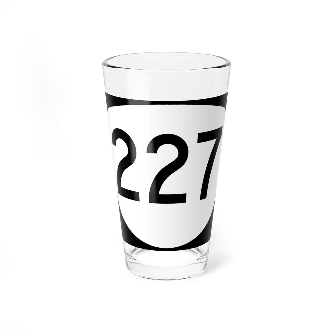 OR 227 (Oregon) (Road Sign) Pint Glass 16oz 16oz - Go Mug Yourself