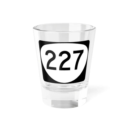 OR 227 (Oregon) (Road Sign) Shot Glass 1.5oz 1.5oz - Go Mug Yourself