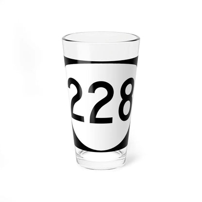 OR 228 (Oregon) (Road Sign) Pint Glass 16oz - Go Mug Yourself