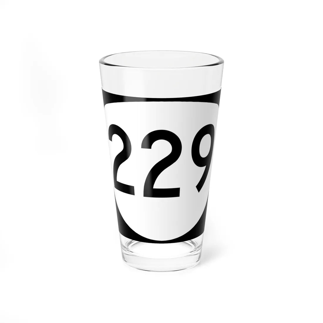 OR 229 (Oregon) (Road Sign) Pint Glass 16oz 16oz - Go Mug Yourself
