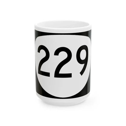 OR 229 (Oregon) (Road Sign) White Coffee Mug 15oz - Go Mug Yourself