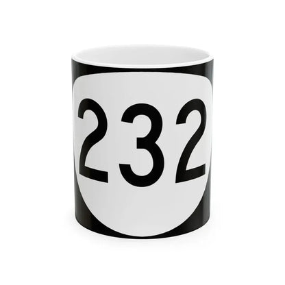 OR 232 (Oregon) (Road Sign) White Coffee Mug 11oz - Go Mug Yourself