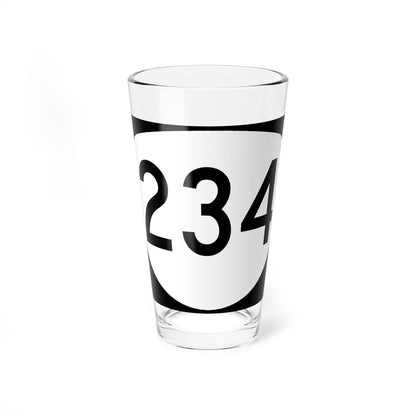 OR 234 (Oregon) (Road Sign) Pint Glass 16oz 16oz - Go Mug Yourself