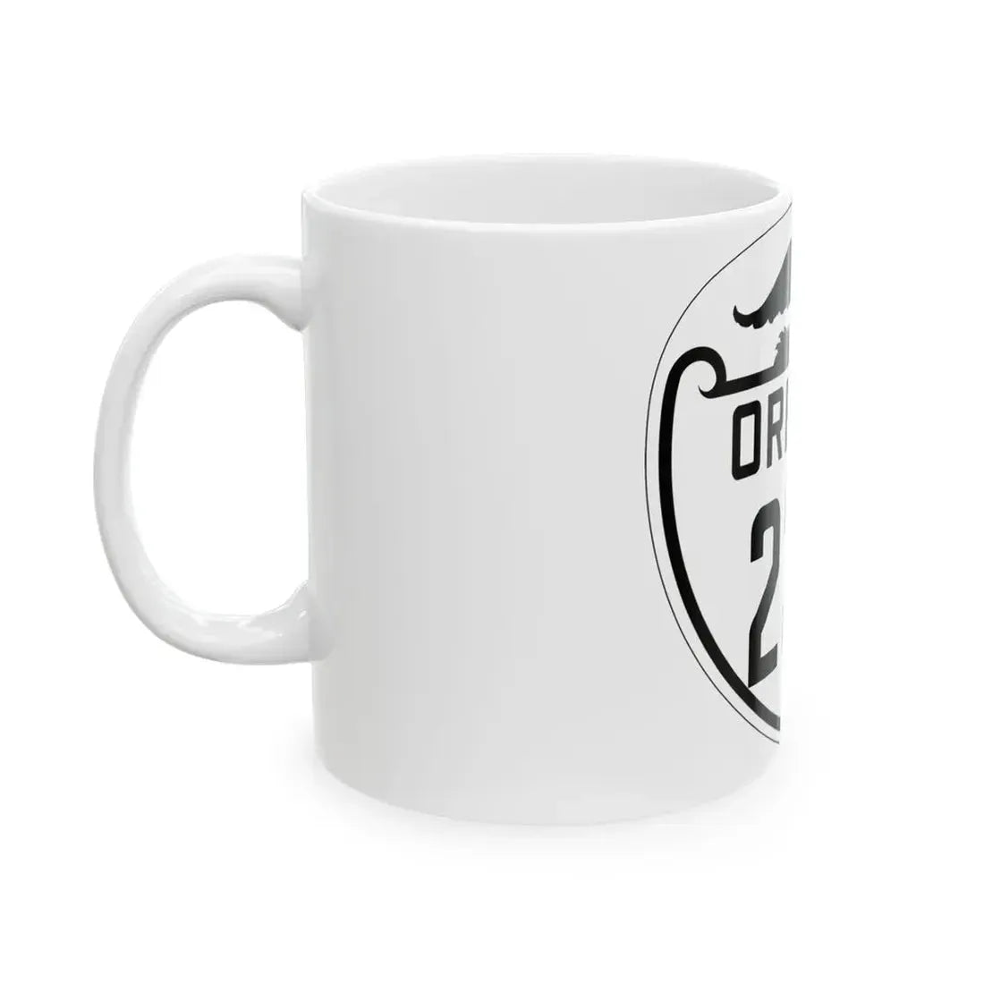 OR 236 1932 (Oregon) (Road Sign) White Coffee Mug - Go Mug Yourself