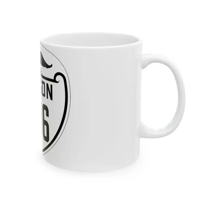 OR 236 1932 (Oregon) (Road Sign) White Coffee Mug - Go Mug Yourself
