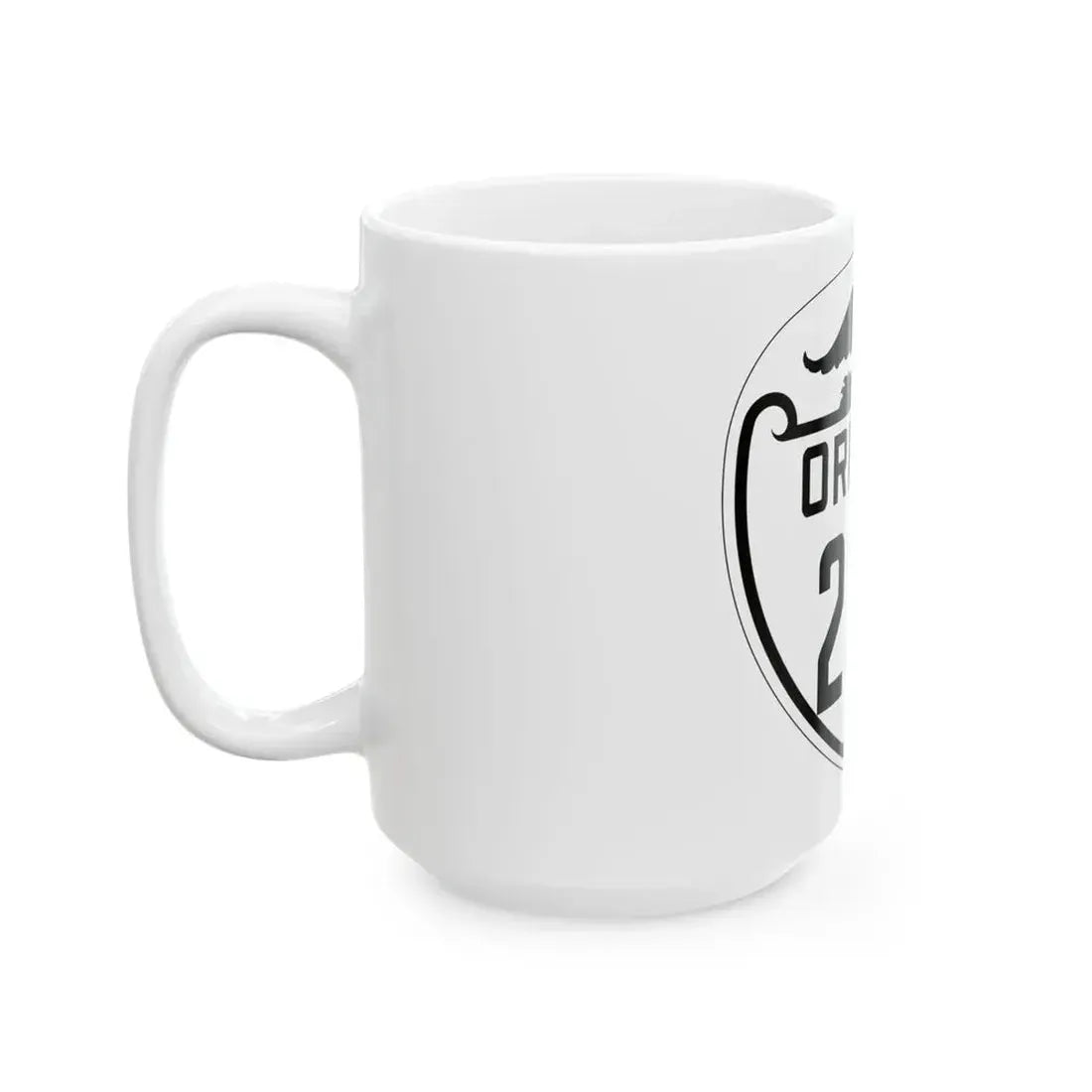 OR 236 1932 (Oregon) (Road Sign) White Coffee Mug - Go Mug Yourself