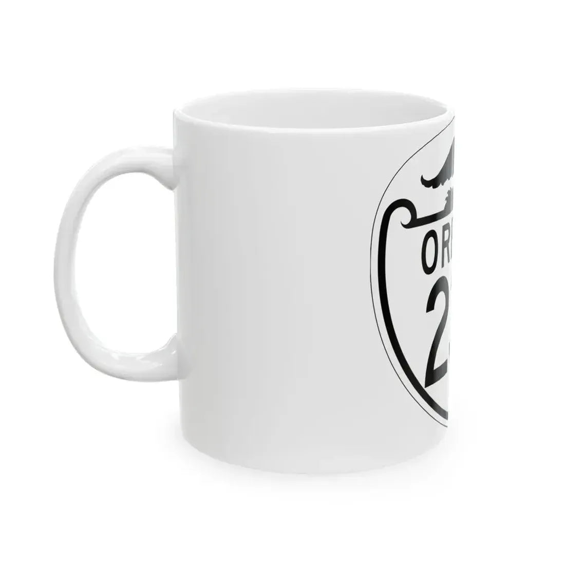 OR 236 1948 (Oregon) (Road Sign) White Coffee Mug - Go Mug Yourself