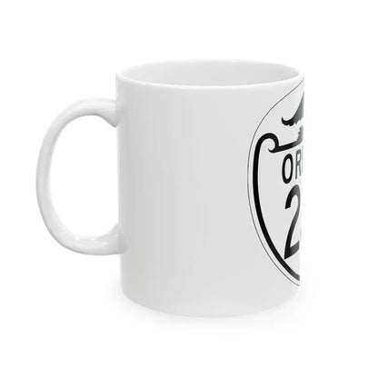 OR 236 1948 (Oregon) (Road Sign) White Coffee Mug - Go Mug Yourself