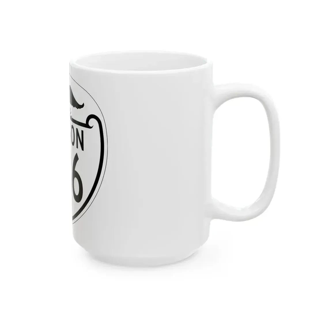 OR 236 1948 (Oregon) (Road Sign) White Coffee Mug - Go Mug Yourself