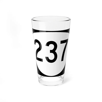 OR 237 (Oregon) (Road Sign) Pint Glass 16oz 16oz - Go Mug Yourself