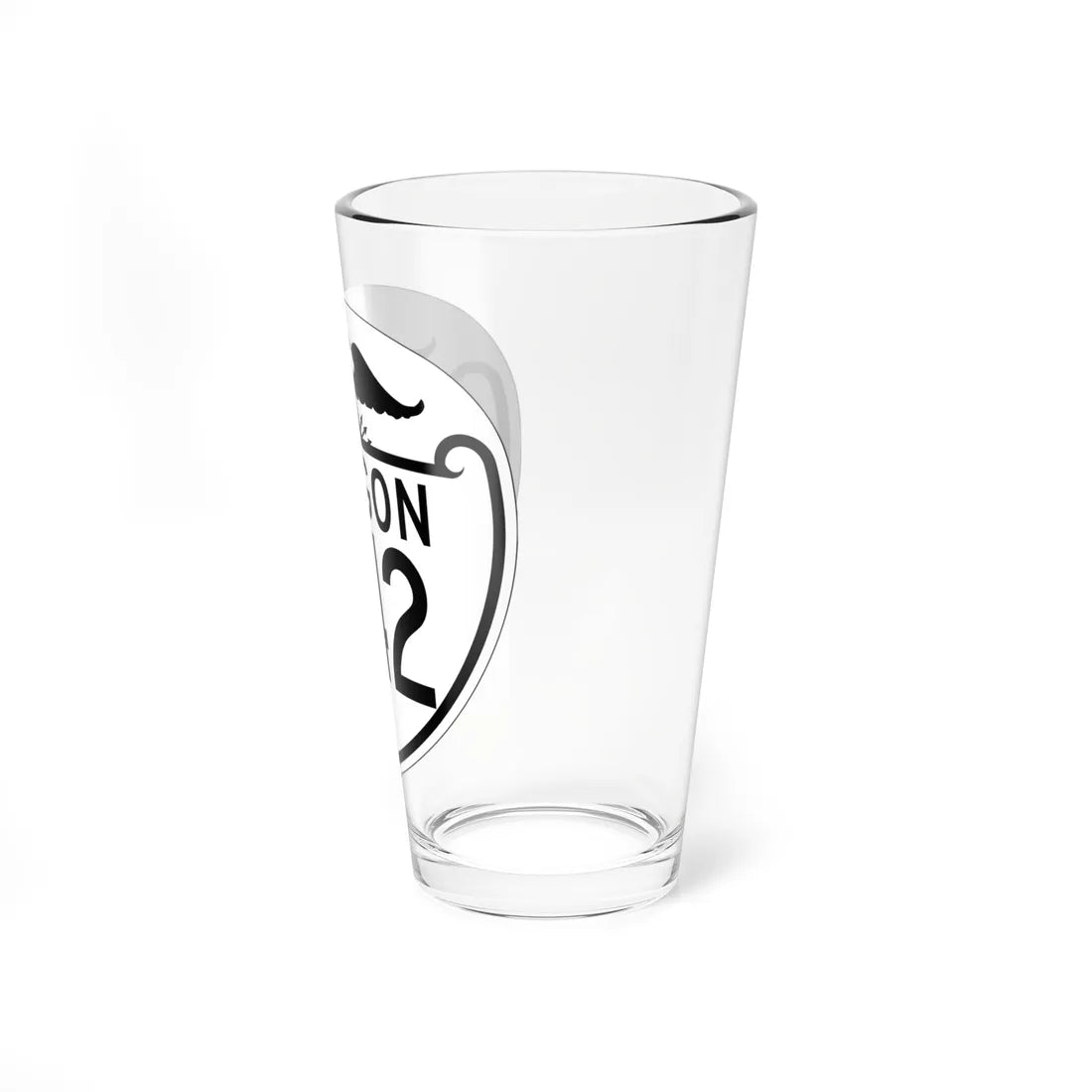 OR 242 1948 (Oregon) (Road Sign) Pint Glass 16oz - Go Mug Yourself