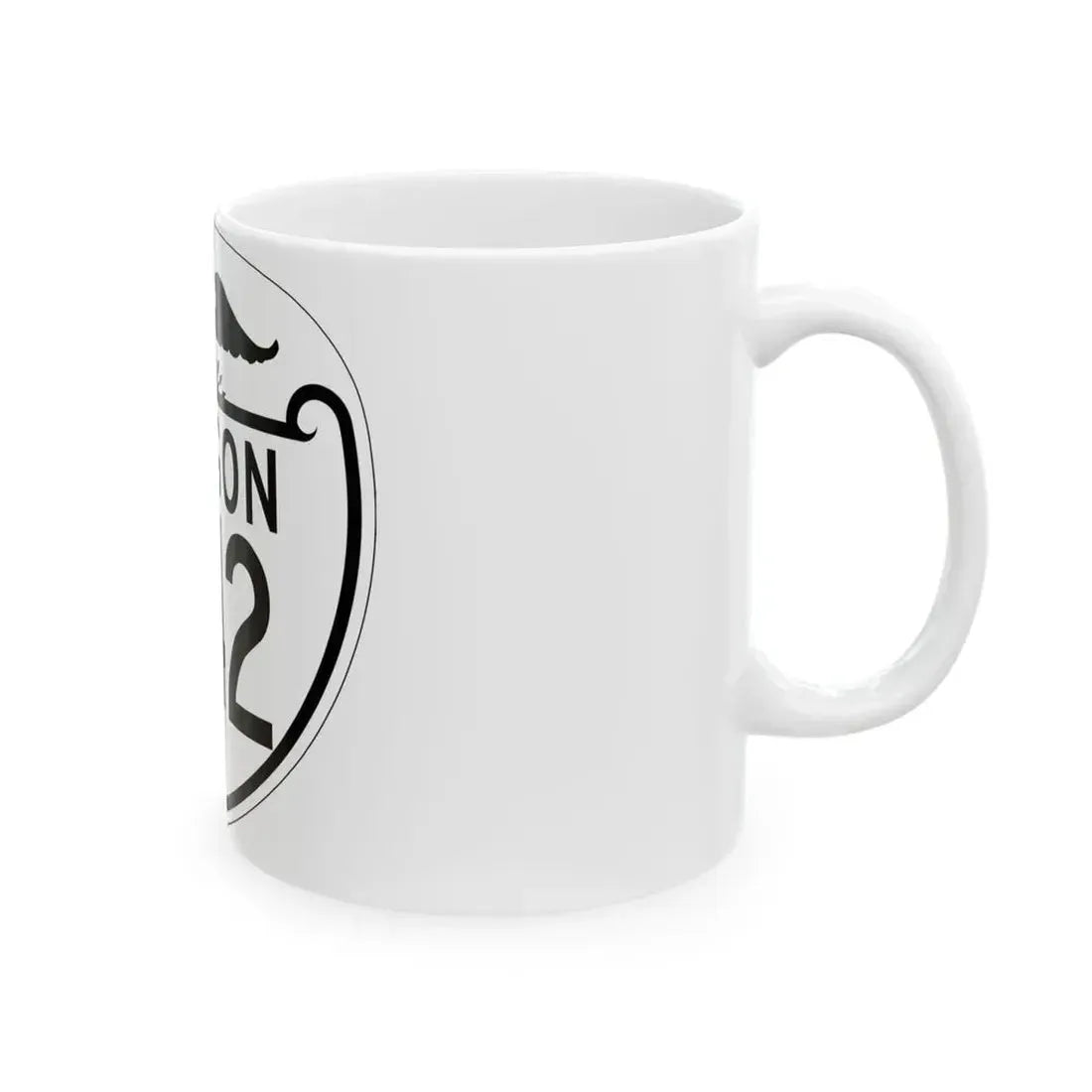 OR 242 1948 (Oregon) (Road Sign) White Coffee Mug - Go Mug Yourself