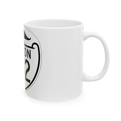 OR 242 1948 (Oregon) (Road Sign) White Coffee Mug - Go Mug Yourself