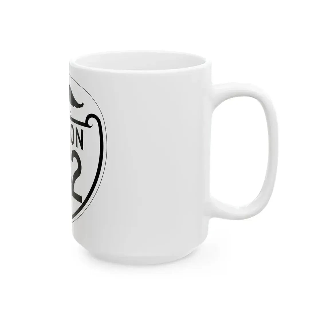 OR 242 1948 (Oregon) (Road Sign) White Coffee Mug - Go Mug Yourself