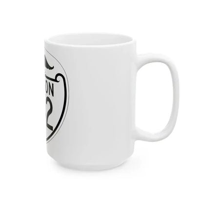 OR 242 1948 (Oregon) (Road Sign) White Coffee Mug - Go Mug Yourself