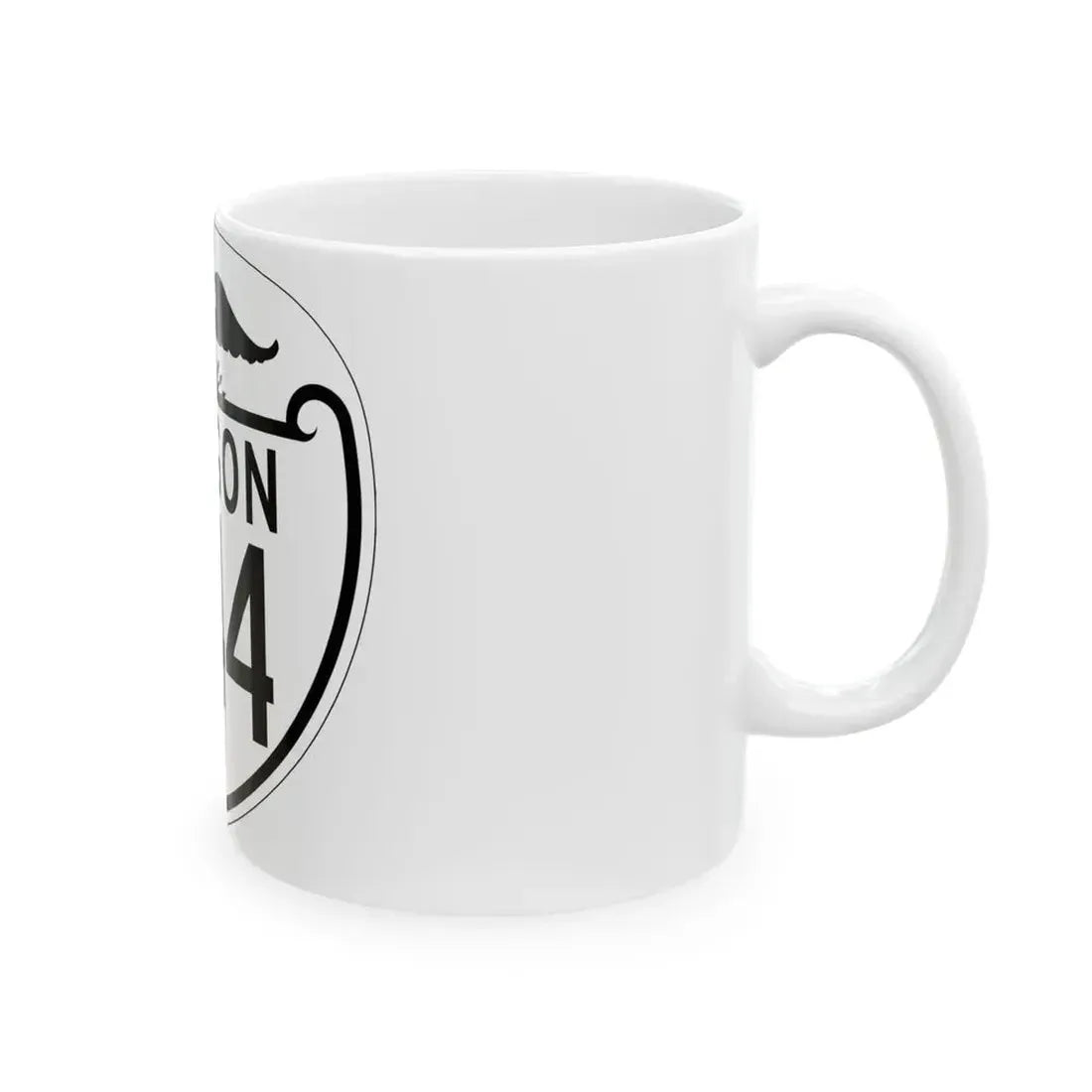 OR 244 1948 (Oregon) (Road Sign) White Coffee Mug - Go Mug Yourself