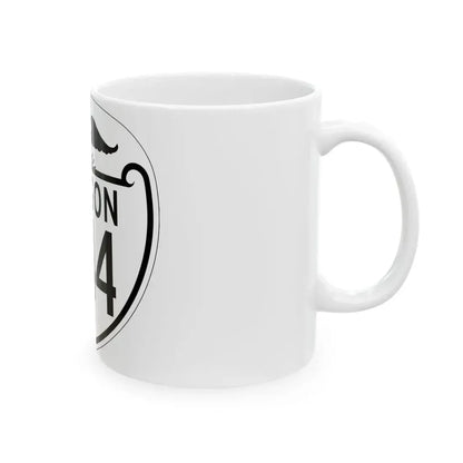 OR 244 1948 (Oregon) (Road Sign) White Coffee Mug - Go Mug Yourself