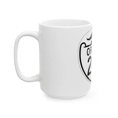 OR 244 1948 (Oregon) (Road Sign) White Coffee Mug - Go Mug Yourself