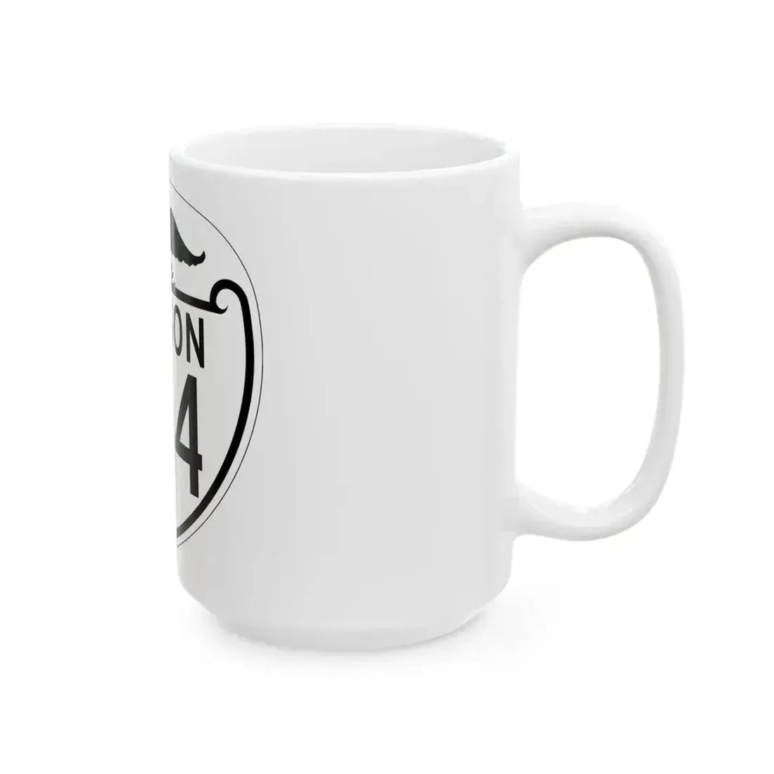 OR 244 1948 (Oregon) (Road Sign) White Coffee Mug - Go Mug Yourself