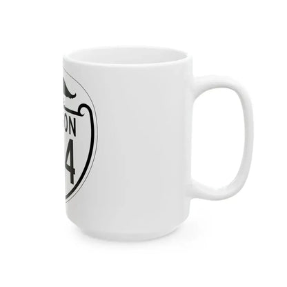 OR 244 1948 (Oregon) (Road Sign) White Coffee Mug - Go Mug Yourself