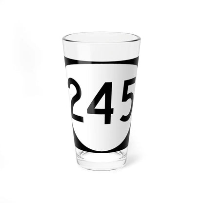 OR 245 (Oregon) (Road Sign) Pint Glass 16oz 16oz - Go Mug Yourself