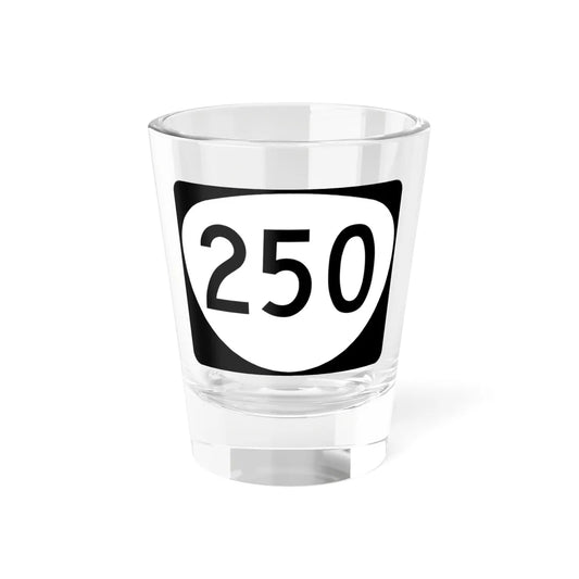 OR 250 (Oregon) (Road Sign) Shot Glass 1.5oz 1.5oz - Go Mug Yourself