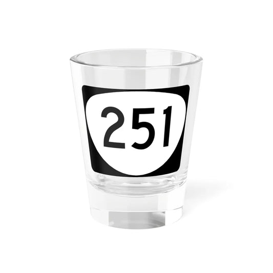OR 251 (Oregon) (Road Sign) Shot Glass 1.5oz 1.5oz - Go Mug Yourself