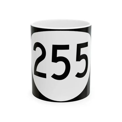 OR 255 (Oregon) (Road Sign) White Coffee Mug 11oz - Go Mug Yourself