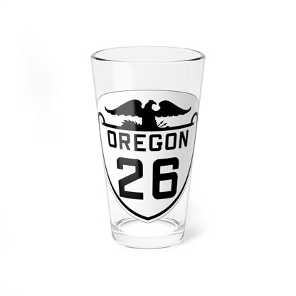 OR 26 1932 (Oregon) (Road Sign) Pint Glass 16oz 16oz - Go Mug Yourself
